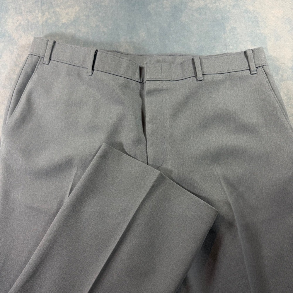 Levi's Action Slacks Mens 40x31 Blue Gray Excellent Vintage USA Made Trousers